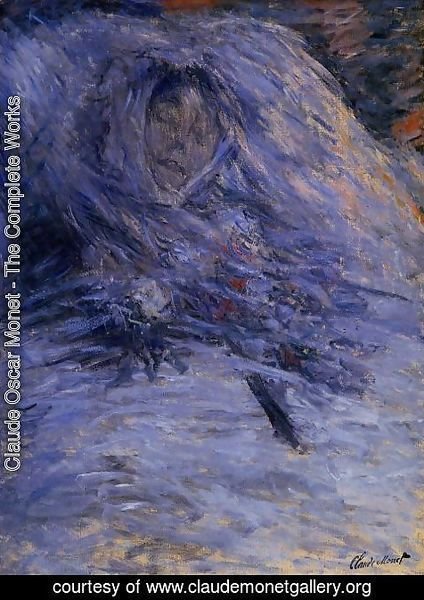 Claude Monet - Camille Monet On Her Deathbed