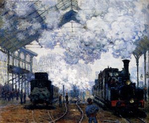Claude Monet - The Gare Saint-Lazare: Arrival Of A Train