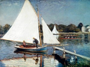Claude Monet - Sailing At Argenteuil
