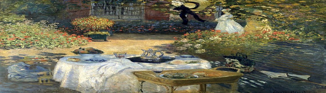 Claude Monet - The Luncheon (Monet's Garden At Argenteuil)