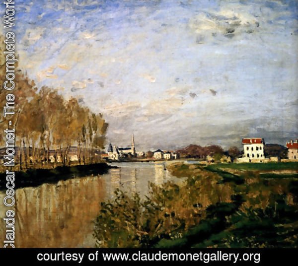 Claude Monet - The Seine At Argenteuil, 1873