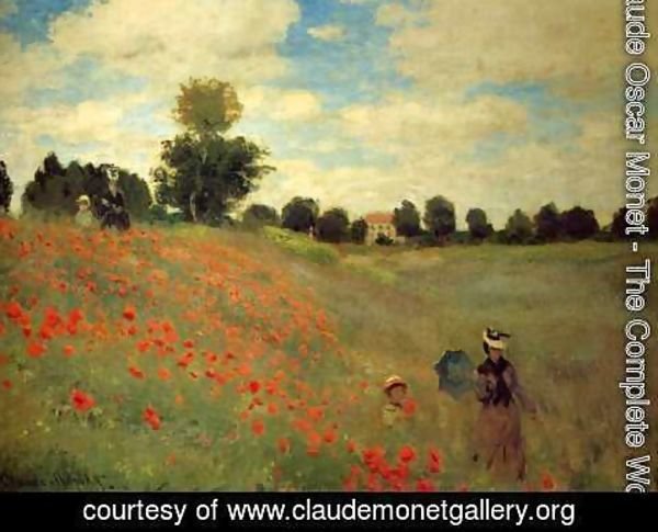 Claude Monet - Wild Poppies, Near Argenteuil
