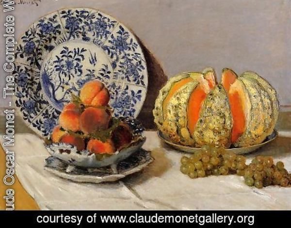 Claude Monet - Still Life With Melon