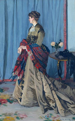 Claude Monet - Portrait Of Madame Gaudibert