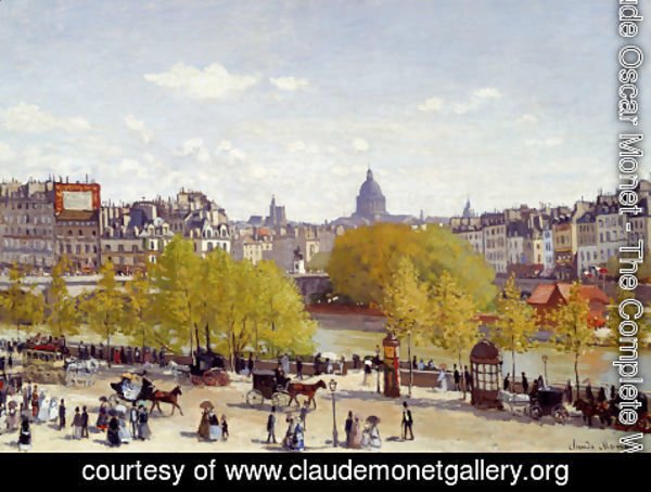 Claude Monet - The Quai Du Louvre, Paris