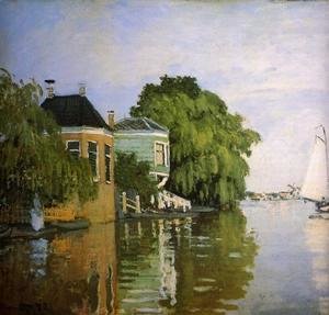 Claude Monet - Zaandam (detail)