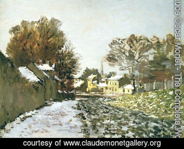 Claude Monet - Snow at Argenteuil I