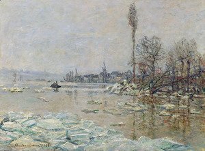 Claude Monet - Breakup of the Ice, Lavacourt