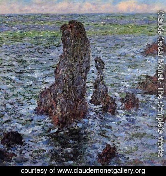 Claude Monet - The 'Pyramids' at Port-Coton