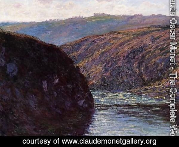 Claude Monet - Valley of the Creuse, Afternoon Sunlight