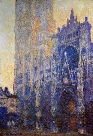 Claude Monet - Rouen Cathedral, the Portal, Morning Effect