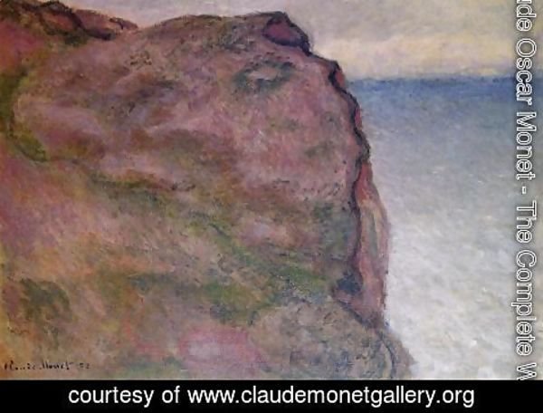 Claude Monet - Cliff at Petit Ailly, at Varengeville