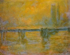 Claude Monet - Charing Cross Bridge, Fog
