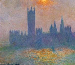 Claude Monet - Houses of Parliament, Effect of Sunlight in the fog