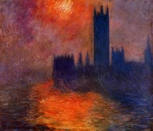 Claude Monet - Houses of Parliament, Sunset I