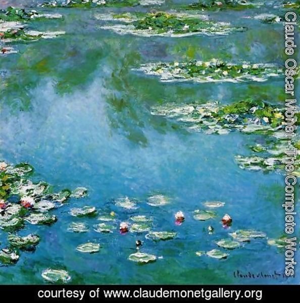 Claude Monet - Water-Lilies XV