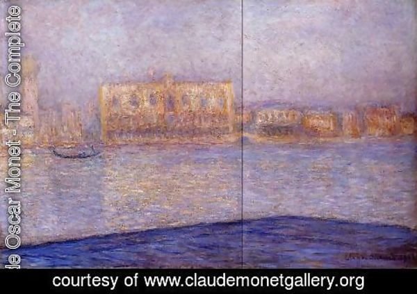 Claude Monet - The Doges' Palace Seen from San Giorgio Maggiore I