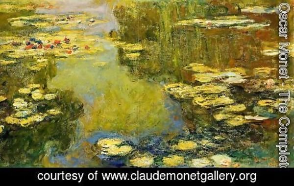 Claude Monet - The Water-Lily Pond (detail) I