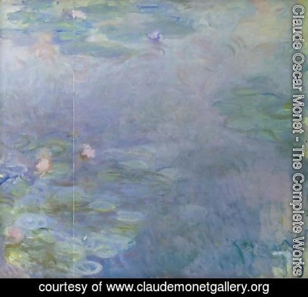 Claude Monet - Pale Water-Lilies (detail)