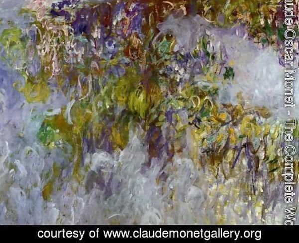 Claude Monet - Wisteria (left half) I