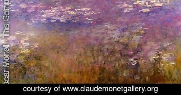 Claude Monet - Agapanthus (center panel)