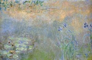 Water-Lily Pond with Irises 2
