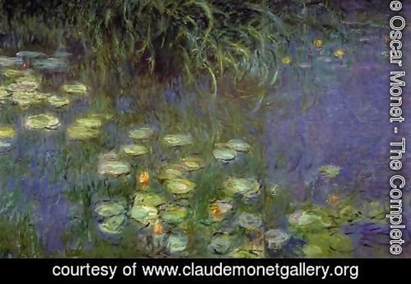 Claude Monet - Morning (left detail)