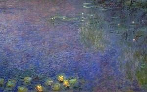 Claude Monet - Morning (right-center detail)