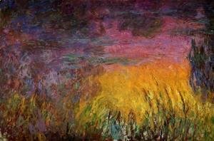 Claude Monet - Sunset (left half)