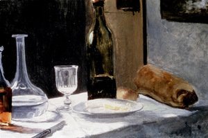 Claude Monet - Still Life With Bottles