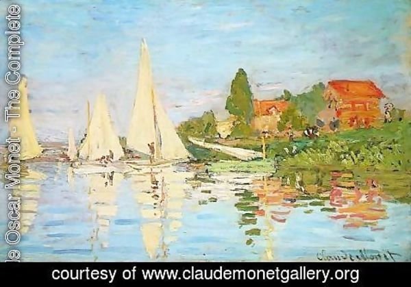 Claude Monet - The Regatta at Argenteuil