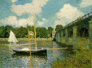 Claude Monet - The Highway Bridge at Argenteuil