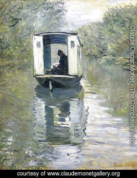 Claude Monet - The Boat Studio