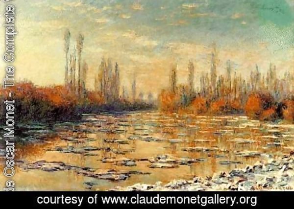 Claude Monet - The Floating Ice