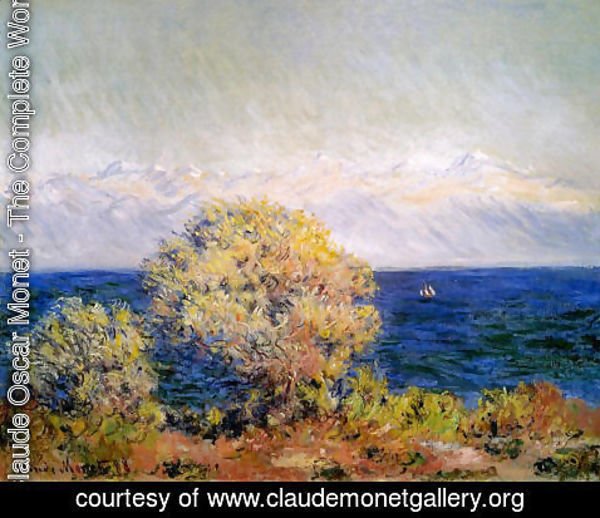 Claude Monet - At Cap d'Antibes, Mistral Wind