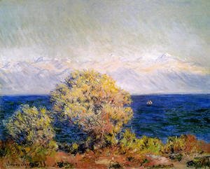 Claude Monet - At Cap d'Antibes, Mistral Wind
