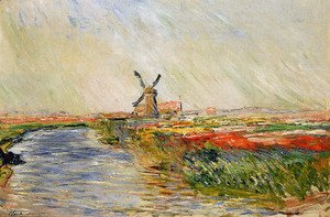 Claude Monet - Champ de tulipes en hollande, 1886