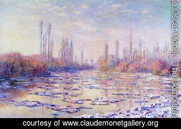 Claude Monet - Floating Ice 1