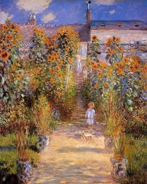 Claude Monet - Monet's Garden at Vetheuil 2