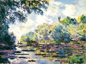 Claude Monet - Section of the Seine, near Giverny