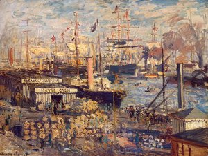 Claude Monet - The Grand Quai At Le Havre 1874