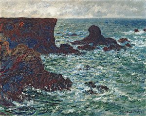 Claude Monet - The Lion Rock, Belle-Ile