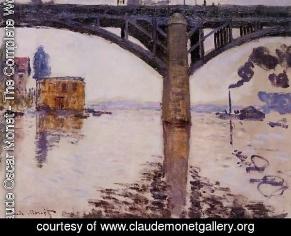Claude Monet - The Road Bridge at Argenteuil 2