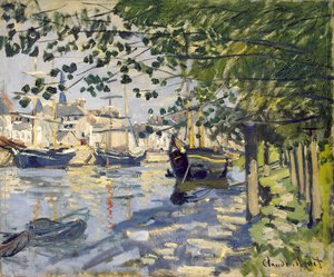 Claude Monet - The Seine At Rouen 1872