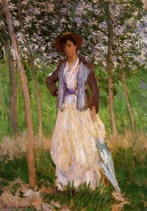 Claude Monet - The Stoller (Suzanne Hoschede)