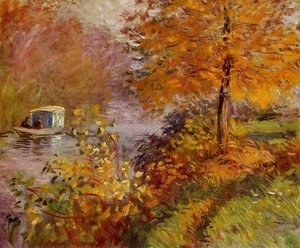 Claude Monet - The Studio Boat 2