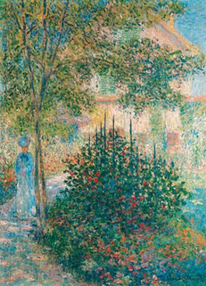 Claude Monet - Camille Monet in the Garden at Argenteuil 1876