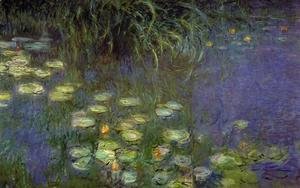 Claude Monet - Morning (left detail) 1920-1926