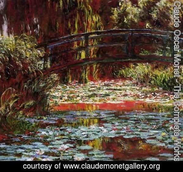 Claude Monet - The Bridge over the Water-Lily Pond 1900