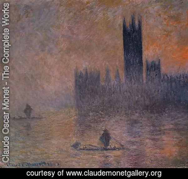 The Houses of Parliament (Effect of Fog) 1903